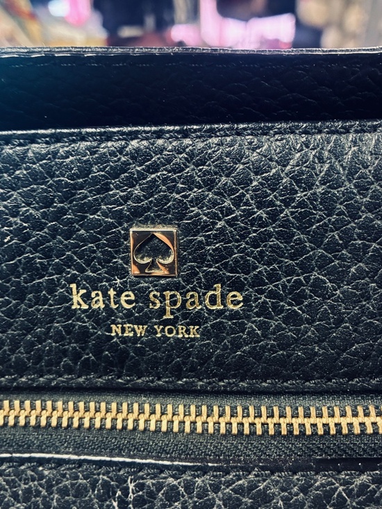 Kate Spade Southport Avenue Lydia Leather Tote - Black Pebbled - Picture 3 of 10